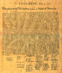 The Declaration of Independence