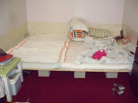 Deplorable sleeping conditions for human trafficking victims